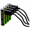 Акумулятор Verico AA USB Type-C 1700mAh 1.5V Li-ion * 4 (LoopEnergy) (1UDBT-A1WEAC-NN) - Image 2