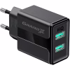 Зарядное устройство Grand-X 5V 2,1A Black + cable USB-Lightning (CH15LTB) - Image 2