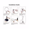 Набор блогера Puluz Ring USB LED lamp 10.2"+ table mount 140cm (PKT3039) - Image 2