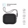 Чехол для наушников Armorstandart Silicone Case with straps для Apple Airpods Pro 2 Black (ARM68608) - Image 2