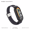 Ремешок для фитнес браслета Armorstandart Braided Solo Loop для Xiaomi Mi Band 7/6/5/4 Charcoal (ARM69904) - Image 4