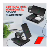 Зарядное устройство Canyon wireless charger WS-404 15W 4in1 Black (CNS-WCS404) - Image 7