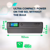 Батарея універсальна Canyon 20000mAh OnPower 230 TFT PD/130W Dark Grey (CNS-CPB230DG) - Image 8