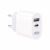 Зарядное устройство XO L97 (1Type-C/1USB/2.4A) + USB - MicroUSB White (XO-L97-MC) - Image 3