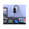Зарядное устройство Choetech 4xUSB 100W PD (2хUSB-C+2хUSB-A) сharger diamond model black (PD6028-BK) - Image 4