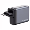 Зарядний пристрій Verbatim GaN 140 W 4 ports (2xUSB-C-140 W,USB-C 20 W /USB-A -3.0) (32203) - Image 2