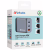 Зарядний пристрій Verbatim GaN 65 W 3 ports (2xUSB-C-65 W /USB-A -3.0) (32201) - Image 3