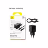 Зарядное устройство Baseus Palm Fast Charger 1C 20W + Cable 1.0m Type-C 60W black (P10111602113-01) - Image 6