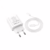 Зарядное устройство HOCO C80A Plus Rapido 1xUSB-C PD20W + 1xUSB QC3.0 + cable USB-C to Lightning White (6931474779892) - Image 4