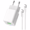 Зарядний пристрій ColorWay C101A GaN Mini 20W PD PPS USB-C + USB-A QC4.0 + cable USB-C to USB-C black (CW-CHS062PDC-WT) - Image 4