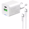 Зарядное устройство ColorWay C101A GaN Mini 20W PD PPS USB-C + USB-A QC4.0 + cable USB-C to USB-C black (CW-CHS062PDC-WT) - Image 5