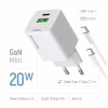 Зарядное устройство ColorWay C101A GaN Mini 20W PD PPS USB-C + USB-A QC4.0 + cable USB-C to USB-C black (CW-CHS062PDC-WT) - Image 7