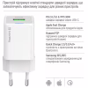Зарядное устройство ColorWay C101A GaN Mini 20W PD PPS USB-C + USB-A QC4.0 + cable USB-C to USB-C black (CW-CHS062PDC-WT) - Image 9
