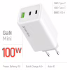 Зарядний пристрій ColorWay C101B GaN Mini 100W PD PPS 2xUSB-C + USB-A white (CW-CHS061PD-WT) - Image 7