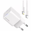 Зарядное устройство ColorWay C101D GaN Mini 20W PD PPS USB-C + cable USB-C to Lightning white (CW-CHS059PDL-WT) - Image 4