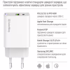 Зарядний пристрій ColorWay C101E GaN Mini 45W PD PPS USB-C + USB-A QC4.0 white (CW-CHS060PD-WT) - Image 9