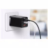 Зарядное устройство Baseus 2xUSB-C 65W + 1xUSB GaN + cable USB-C to USB-C 100W 1.0m black (CCGP120201) - Image 9