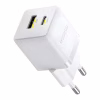 Зарядное устройство Baseus 1xUSB-C 20W + 1xUSB white + cable USB-C to USB-C 60W 1.0m (P10111608213-01) - Image 2