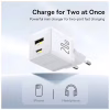 Зарядное устройство Baseus 1xUSB-C 20W + 1xUSB white + cable USB-C to USB-C 60W 1.0m (P10111608213-01) - Image 7