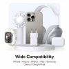 Зарядное устройство Baseus 1xUSB-C 20W + 1xUSB white + cable USB-C to USB-C 60W 1.0m (P10111608213-01) - Image 9