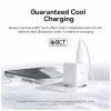 Зарядное устройство Baseus 1xUSB-C 20W + 1xUSB white + cable USB-C to USB-C 60W 1.0m (P10111608213-01) - Image 10
