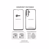Чохол до мобільного телефона Dengos Carbon Kit for Samsung Galaxy A07 case + glass Black (DG-KM-162) - Image 5