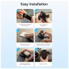 Універсальний автотримач Vention 4.7-7.2" затискач One Touch, присока, чорний (KSCB0) - Image 11