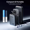 Батарея универсальная Vention 20000 mAh 45W Mini with Built-in USB-C Cable Gray (FHGH0) - Image 5