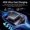 Батарея универсальная Vention 20000 mAh 45W Mini with Built-in USB-C Cable Gray (FHGH0) - Image 6