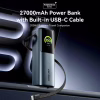 Батарея универсальная Vention 27000 mAh 200W Gray TFT Display Type (FKGH0) - Image 3