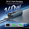 Батарея универсальная Vention 27000 mAh 200W Gray TFT Display Type (FKGH0) - Image 7
