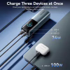 Батарея универсальная Vention 27000 mAh 200W Gray TFT Display Type (FKGH0) - Image 9