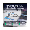 Зарядное устройство Vention 2xUSB-C PD70W + 1xUSB QC3.0 22.5W GaN gray (FEXH0-EU) - Image 4