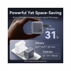 Зарядний пристрій Vention 2xUSB-C PD70W + 1xUSB QC3.0 22.5W GaN gray (FEXH0-EU) - Image 6
