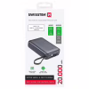 Батарея универсальная SWISSTEN 20000mAh SPACE 22/5W PD QC w/built-in cables USB-C/LIGHTNING Silver (8595217490598) - Image 2