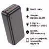 Батарея універсальна HOCO 30000mAh Astute 22.5W PD QC Black (J101B / 714732) - Image 4