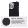 Чохол до мобільного телефона Armorstandart LikeCarbon2 MagCase Apple iPhone 16 Pro Max Kevlar Black (ARM88382) - Image 8