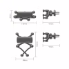 Універсальний автотримач Essager Tourist Gravity Car Mount Phone Holder Black (EZJZL-TR01) - Image 10