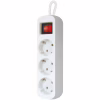 Мережевий подовжувач Defender S318 1.8 m 3 роз switch white (99233) - Image 2