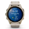 Смарт-часы Garmin fenix 8 43mm, AMOLED, Saph, SftGldSS/FogGryLeatherBnd, Excl, GPS (010-02903-40) - Image 9