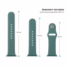 Ремешок для смарт-часов Armorstandart Sport Band (3 Straps) для Apple Watch 49/46/45/44/42 (Series 1-3) Pine Green (ARM56845) - Image 3