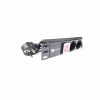 Силовой блок Eserver 19" 8 розеток, выкл., алюм. корпус PDU 220В, 16А (WT-2261A-GER-8WAY) - Image 5