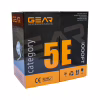 Кабель сетевой GEAR FTP 305м, cat.5e, CCA(25%), 4*2*0,51, PVC, indoor, blue (GEC-FTPCCA25051305) - Image 2