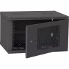 Шафа настінна Ipcom 6U, 600*600, перфоровані дверцята, RAL9005 (СН-6U-060х060-ДП-9005) - Image 2