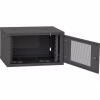 Шкаф настенный Ipcom 6U, 600*600, перфорированные дверца, RAL9005 (СН-6U-060х060-ДП-9005) - Image 3