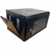 Шкаф настенный GEAR 6U 19'' 530x400x300 мм, + полка 19", black (GWMSN-6U) - Image 2