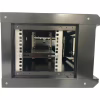 Шкаф настенный GEAR 6U 19'' 530x400x300 мм, + полка 19", black (GWMSN-6U) - Image 3