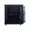Шкаф настенный GEAR 12U 19'' 600x600x650 мм, + полка 19", black (GWMSN-12U-600-600) - Image 3