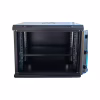 Шкаф настенный GEAR 9U 19'' 600x600x500 мм, + полка 19", black (GWMSN-9U-600-600) - Image 3