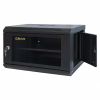 Шкаф настенный GEAR 6U 19" 600x450x350 мм, + полка 19", black (GWMSN-6U-600-450) - Image 2